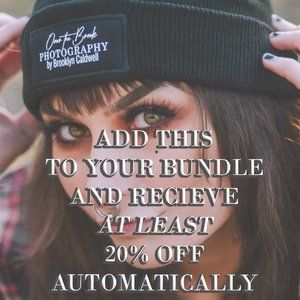 Black Knit Photography Beanie